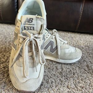 Women’s New Balance 574 Beige Brown